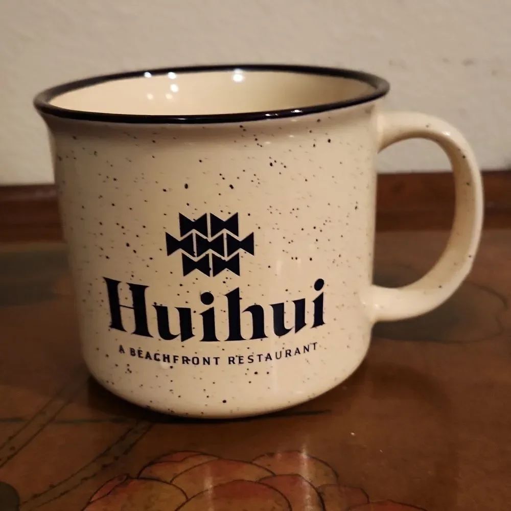 Huihui A Beachfront Restaurant Ka'anapali Maui Hawaii Mug 16 oz.